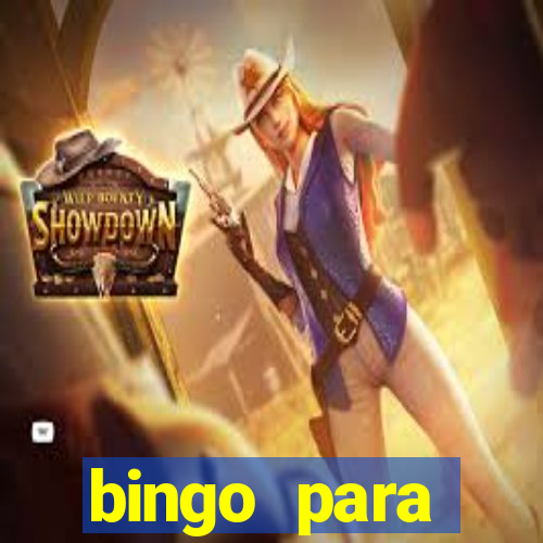 bingo para despedida de solteira para imprimir